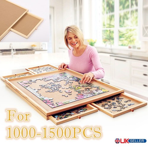 Portable wooden jigsaw - wooden, puzzle