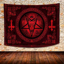 Satanic Tapestry Wall Art