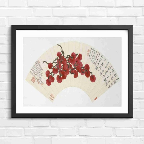 Chinese lychee fruit art - chinese,