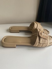 Primark Beige Flat Sandals Size 5. New Without Tags