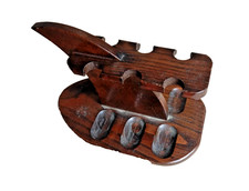 Vintage Shark Fin Wooden Pipe