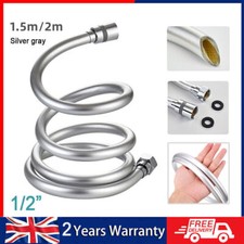 Smooth Matt Silver Shower Hose