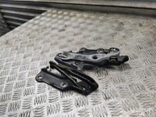 JAGUAR XJ BONNET HOOD LID HINGES PAIR LEFT & RIGHT IN BLACK X350 2003 - 2007