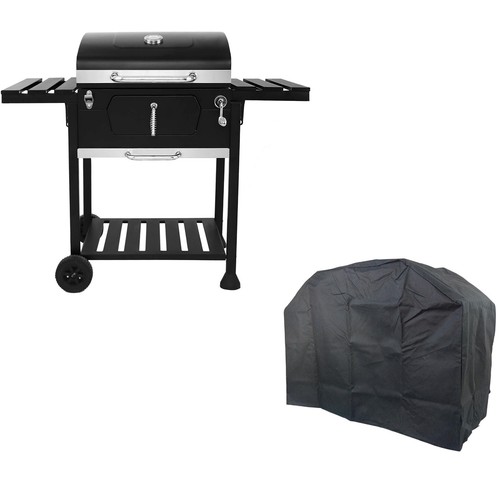 Charcoal grill bbq - bbq, cover