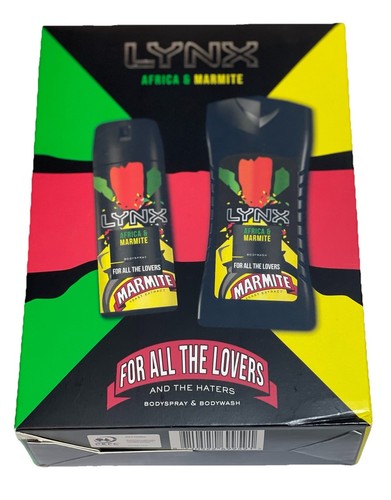 Lynx gift set africa marmite - set,