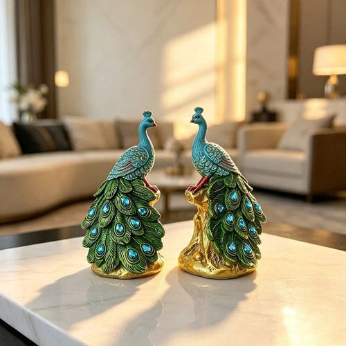 Peacock statue resin bird - statue,