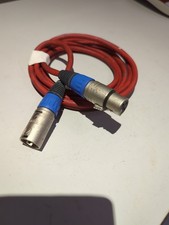 2m - XLR Male To XLR Female Audio Cable. Used