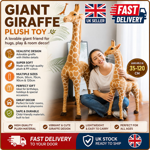 Giraffe plush soft toy teddy - plush,