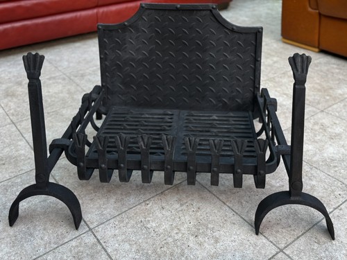 Vintage forged iron fire - forged,
