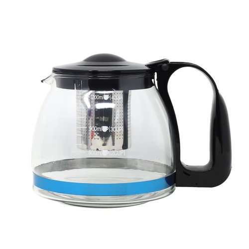 1250ml glass teapot - teapot, with