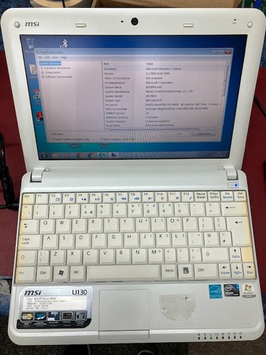 Msi u130 netbook - msi,