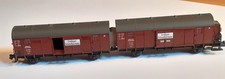 FLEISCHMANN PICCOLO N GAUGE - DOUBLE FREIGHT VANS 11483/11484 'DRESDEN'