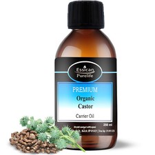 Organic Castor oil  Certified 100% Pure,Natural Organic 100ml-1000ml Hexane Free
