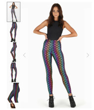 Black Milk Leggings Blackmilk Clothing Mermaid Candy S NEW