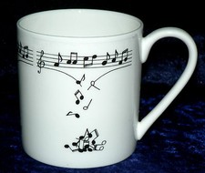Music Notes 1 pint bone china
