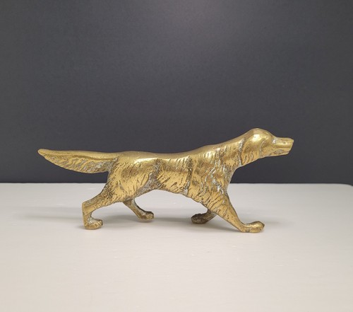 Vintage brass irish - brass, setter
