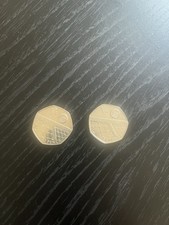 Olympic 50p Tennis Fifty Pence