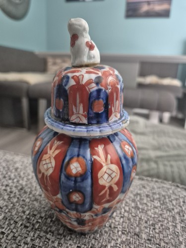 Imari hand painted vase - vase, with