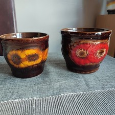 2 x Vintage West German Plant