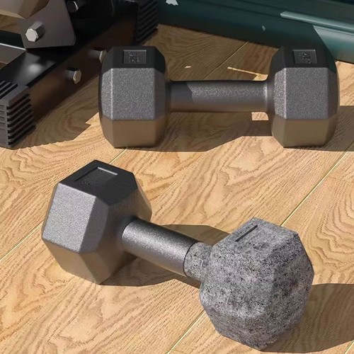 2pcs solid iron hex - solid, rubber