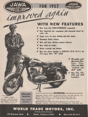 Vintage 1957 jawa - 1957,