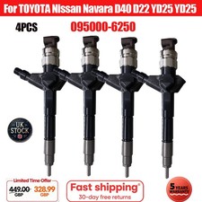 4X 095000-6250 Fuel Injector