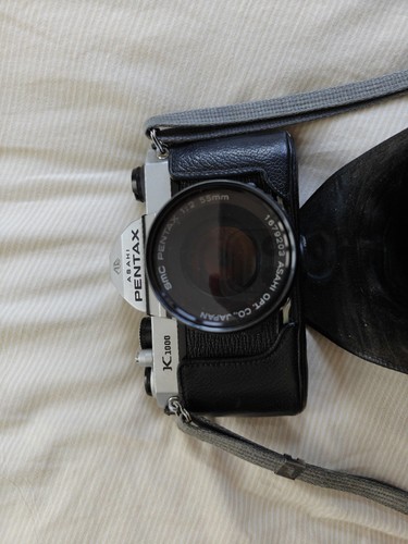 Asahi pentax k1000 slr film - slr,