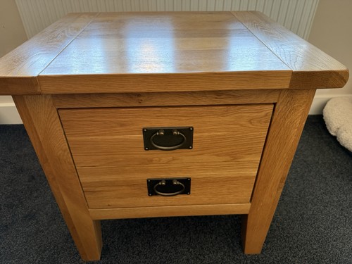 Solid oak coffee table - oak, with