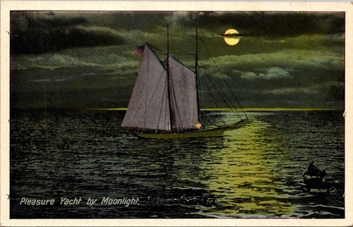 Pleasure yacht moonlight - yacht, by