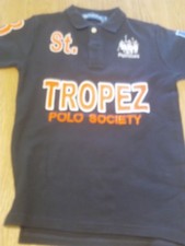 Polistas St Tropez Polo Shirt  Rare on EBay  Navy Blue  Ages  10- 11 100% Cotton