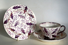 Wedgwood Purple Lustre Foliage