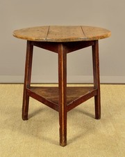 Antique Pine & Elm Cricket