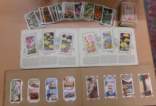 Wild flowers cigarette cards - wild,