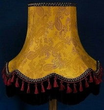 Gold Paisley Lampshades To