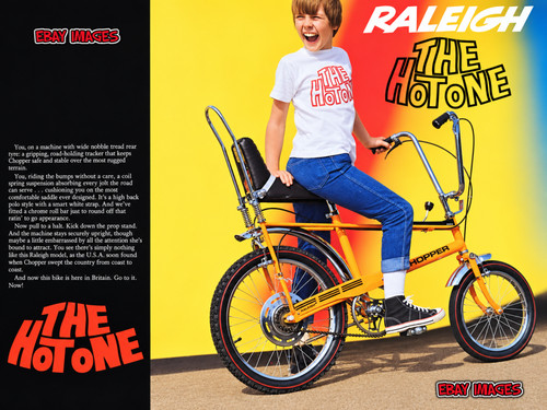 Raleigh chopper sales advert - chopper,