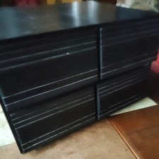 Vintage 4 Drawer VHS Storage