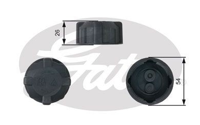 Gates radiator cap - radiator,