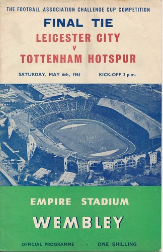 Cup final programme - cup,
