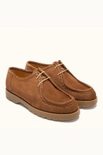 Kleman Padror Paraboot Style Shoes - UK 9 / EU43 - Cognac Brown Suede