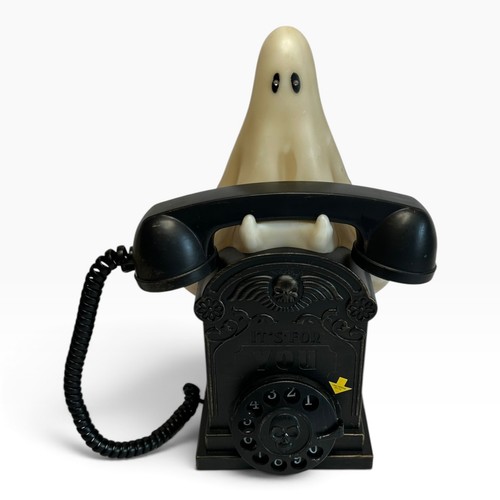 Gemmy ghost rotary phone - ghost,