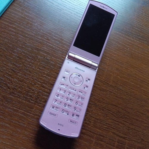 Docomo 01g pink flip phone - docomo,