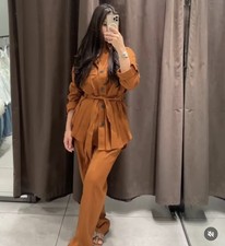 Zara Linen Blend Safari Shirt