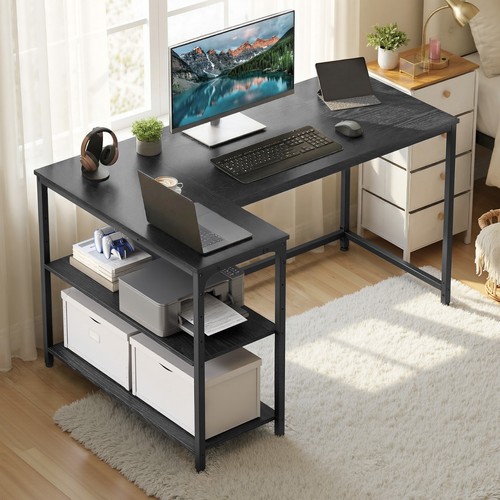 Vasagle shaped corner desk - l,