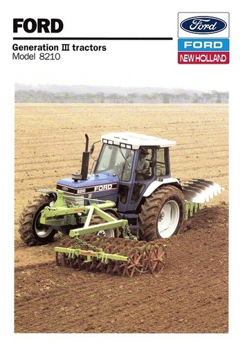 Ford tractor 8210 new - tractor, holland