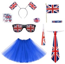 Union Jack Tutu + 8 Pcs