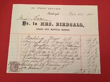 Mrs Birdsall 1881 Dress &