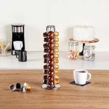 Nespresso Pod Holder Coffee Capsule Organizer Space-Saving Storage Rack