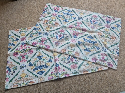 Vintage floral pillow cases - vintage,