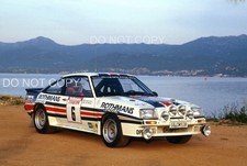 ROTHMANS OPEL MANTA 400 RALLYE GUY FREQUELIN  35MM SLIDE PHOTO Corcega Rally