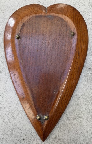 Vintage oak heart - oak, teardrop